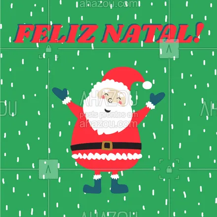 posts, legendas e frases de posts para todos para whatsapp, instagram e facebook: Feliz Natal com muito amor no coração.  #feliznatal #ahazou #natal