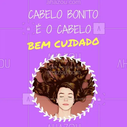 posts, legendas e frases de cabelo para whatsapp, instagram e facebook: Cabelo bem cuidado é outro nível! ?

#cabelo #cuidadoscomocabelo #ahazou #autoestima