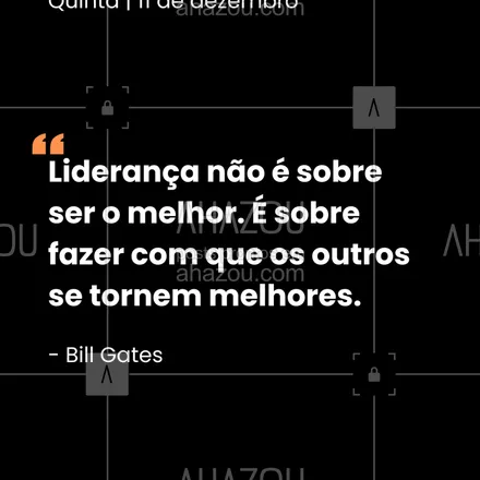 posts, legendas e frases de para whatsapp, instagram e facebook: Seu sucesso como líder é medido pelo sucesso do seu time. #lideranca #teamwork #gestao #billgates