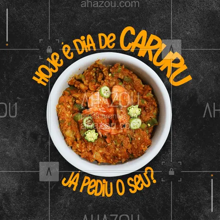 posts, legendas e frases de à la carte & self service, comidas variadas para whatsapp, instagram e facebook: Você já experimentou essa maravilha? ? Faça agora seu pedido ? (inserir telefone) ? #caruru #sabor #ahazoutaste #eat #instafood #foodlovers #ilovefood