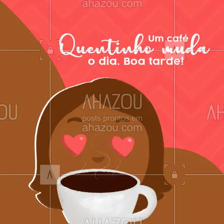 posts, legendas e frases de cafés para whatsapp, instagram e facebook: E aí, vamos garantir o café quentinho que vai mudar o seu dia? ☕🥰
#boatarde #ahazoutaste #barista  #café  #cafeteria  #coffee  #coffeelife 