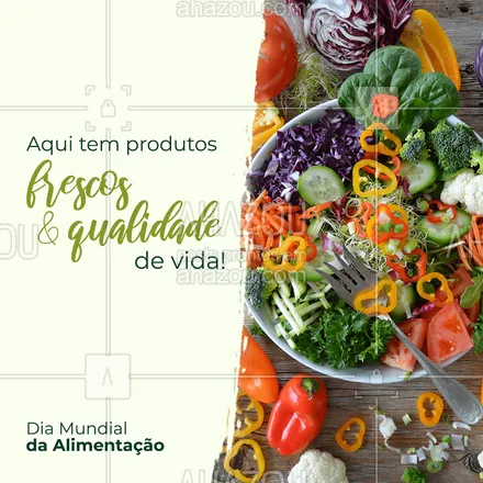 posts, legendas e frases de hortifruti para whatsapp, instagram e facebook: O que você está esperando para começar a se alimentar melhor? 🤔🍎
16 de outubro - Dia mundial da Alimentação
#diamundialdaalimentacao #alimentacao #ahazoutaste  #vidasaudavel  #qualidade  #hortifruti 