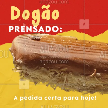 posts, legendas e frases de hot dog  para whatsapp, instagram e facebook: Seu jantar vai ficar muito mais saboroso com um dogão prensado! Entre em contato e peça já! #hotdog #hotdoglovers #hotdoggourmet #ahazoutaste #cachorroquente #food 