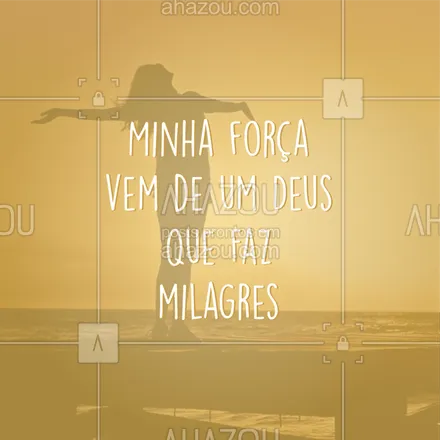 posts, legendas e frases de igrejas & espiritualidade cristã para whatsapp, instagram e facebook: Quando Deus está no caminho o impossível acontece. #fe #deus #god #ahazou #oracao #jesus