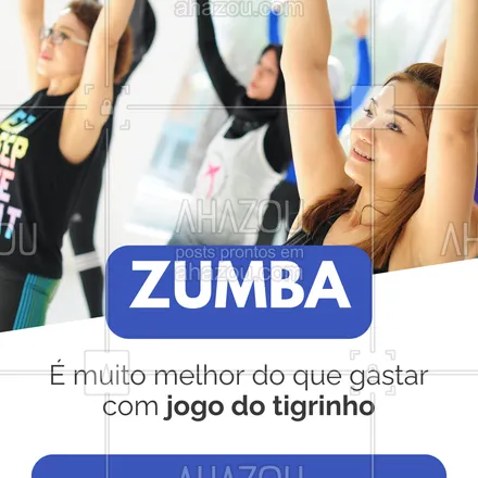 posts, legendas e frases de personal trainer para whatsapp, instagram e facebook: Pare de apostar em bobagem 🤚. 

Invista em sua saúde enquanto se diverte, queimando calorias e melhorando sua disposição ✨. Vem para Zumba. 

#AhazouSaude #treino #personal #personaltrainer #aulas #saúde #bem-estar #zumba 