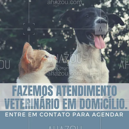 posts, legendas e frases de veterinário para whatsapp, instagram e facebook: Atendemos animais de pequeno porte. Ligue para nós em caso de emergência. #veterinario #ahazou #atendimento #cachorro #gato  