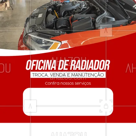 posts, legendas e frases de mecânica automotiva para whatsapp, instagram e facebook: Precisando de uma oficina de radiador? Somos o lugar certo pra você! #AhazouAuto #automobilistico  #mecanicoautomotivo  #automotivo  #carros  #funilaria  #guincho  #manutencacaodecarros  #mecanica  #mecanicaautomotiva  #mecanico  #mecanicadecarros 