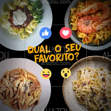 posts, legendas e frases de cozinha italiana para whatsapp, instagram e facebook: Me conta aqui nos comentários! #comidaitaliana #ahazoutaste #jantar