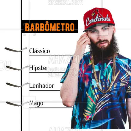 posts, legendas e frases de barbearia para whatsapp, instagram e facebook: E aí, segundo o barbômetro, onde a sua barba está? 🤣🤣🤣
#AhazouBeauty #barba  #barbearia  #barbeiro  #barbeiromoderno  #barbeirosbrasil  #barber  #barberLife  #barberShop  #barbershop  #brasilbarbers  #cuidadoscomabarba 