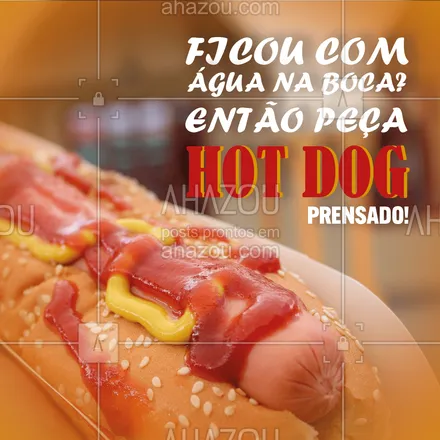 posts, legendas e frases de hot dog  para whatsapp, instagram e facebook: Não tem como resistir a essa imagem! Deu água na boca? Entre em contato e peça pelo delivery! #hotdog #hotdoglovers #hotdoggourmet #cachorroquente #ahazoutaste #food #hotdogprensado