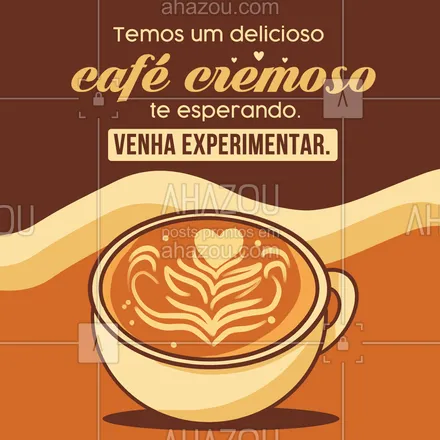 posts, legendas e frases de cafés para whatsapp, instagram e facebook: Nossos cafés são produzidos com grãos selecionados e moídos na hora.
Venha apreciar essa delícia.
#ahazoutaste  #cafeteria  #coffee  #café  #barista 