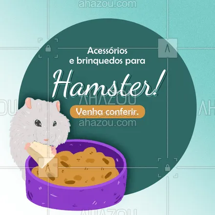 posts, legendas e frases de petshop para whatsapp, instagram e facebook: Temos tudo que seu Hamster precisa em um só lugar!
Venha conferir, se encantar e presentear seu Hamster com nossos produtos.
Esperamos você!
#AhazouPet #hamster  #instapet  #petshoponline  #petshop  #delivery 
