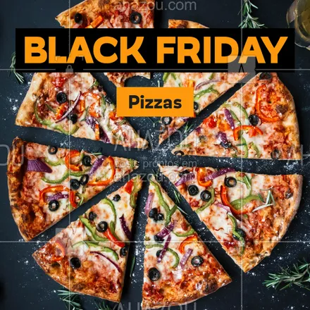 posts, legendas e frases de pizzaria para whatsapp, instagram e facebook: Hmmm pizza é sempre bom, em promoção então... ? #pizza #ahazoutaste #blackfriday #pizzaria