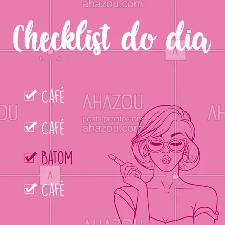 posts, legendas e frases de maquiagem para whatsapp, instagram e facebook: Apenas o essencial né mores!? ?
#Ahazou #Maquiagem #Café #InspiraçãodoDia
