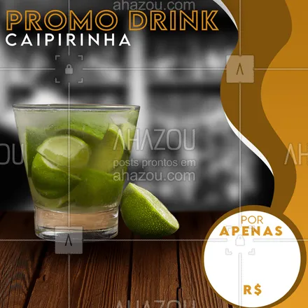 posts, legendas e frases de bares para whatsapp, instagram e facebook: Hoje é dia de promo drink! Aproveite e venha experimentar! Estamos esperando! #ahazou #drink #cocktail