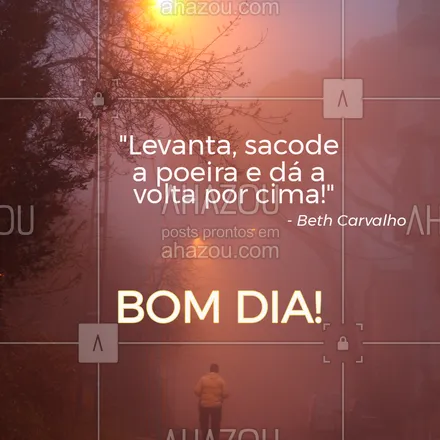 posts, legendas e frases de posts para todos para whatsapp, instagram e facebook: Que esse seja o seu mantra para esse novo dia que começa: levantar e sacudir a poeira, afinal, tem muito caminho pela frente aí. Vamos? 🤩
#ahazou #mpb #trechosdemusica #bomdia  #motivacional   #frasesmotivacionais 