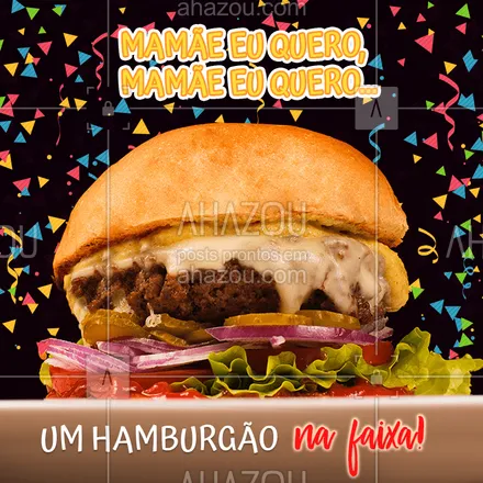 posts, legendas e frases de hamburguer para whatsapp, instagram e facebook: Abram alas para as promoções especiais de carnaval! Venha aproveitar!
#hamburguer #hamburgueria #carnaval #promoção