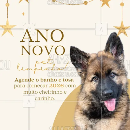 posts, legendas e frases de para whatsapp, instagram e facebook: Novo ano, cheirinho novo! 🐾💖
Garanta o banho e tosa de início de ano e comece 2026 com seu pet limpo, lindo e feliz.
✨ Hidratação especial
✨ Lacinhos e cheirinho de Ano Novo
✨ Atendimento com muito amor
Vagas limitadas — agende agora e venha dar aquele trato no seu melhor amigo!
#BanhoETosa #PetShop #AnoNovoPet #CachorroFeliz #GatoLindo #PetsFelizes #BelezaPet #PetCare #AutocuidadoPet #AnoNovo #BanhoCheiroso