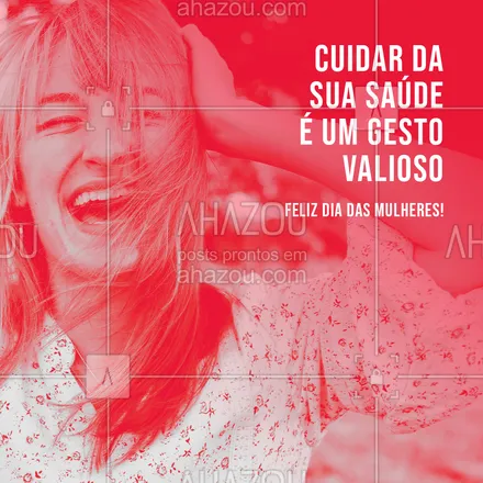 posts, legendas e frases de assuntos variados de Saúde e Bem-Estar para whatsapp, instagram e facebook: Cuidar da própria saúde é um investimento muito alto em si mesma, que você não deve ter medo de fazer.  #AhazouSaude  #viverbem #qualidadedevida #bemestar #cuidese #saude