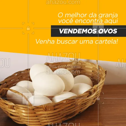 posts, legendas e frases de padaria, açougue & churrasco para whatsapp, instagram e facebook: Experimente nossos ovos.
É o melhor da região!
#ahazoutaste #cafedamanha  #panificadora  #açougue #ovos #vendadeovos