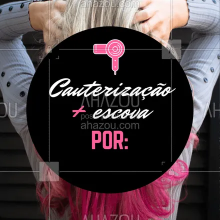 posts, legendas e frases de cabelo para whatsapp, instagram e facebook: Aproveite o precinho especial e agende agora mesmo o seu horário! ✨ #cauterizacao #ahazou #cabelo #promocao