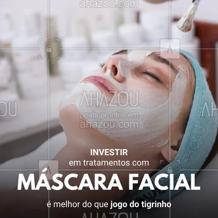 posts, legendas e frases de estética facial para whatsapp, instagram e facebook:  Seu rosto merece mais ✨.

Invista em máscaras faciais para uma pele radiante e um momento relaxante só para você. Entre em contato e agende o seu horário. 

#AhazouBeauty #beleza #bemestar #esteticafacial #saúde #skincare #mascárafacial 
