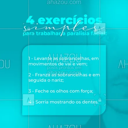 posts, legendas e frases de fisioterapia para whatsapp, instagram e facebook: Crie uma rotina constante e procure repetir os exercícios algumas vezes ao dia para buscar fortalecer e estimular a região paralisada. E não deixe de nos seguir para receber mais dicas e conteúdos como esse! #AhazouSaude #fisio  #fisioterapeuta  #fisioterapia  #physiotherapy  #qualidadedevida 