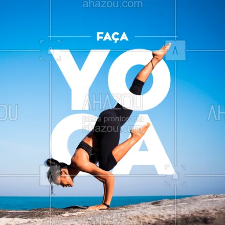 posts, legendas e frases de yoga para whatsapp, instagram e facebook: Pratique YOGA!
O yoga funciona para todos: pessoas que trabalham em um escritório, praticantes de esportes, pessoas procurando perder peso, com uma rotina intensa ou tranquila no dia-a-dia que podem ter mais qualidade de vida com a prática.

#saude #yoga #ahazou #dicas