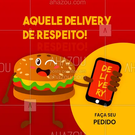 posts, legendas e frases de hamburguer para whatsapp, instagram e facebook: Pediu? Tá na mão! Chama no delivery! ? #ahazoutaste  #hamburgueriaartesanal #artesanal #hamburgueria #burgerlovers #burger #pedido #delivery #online