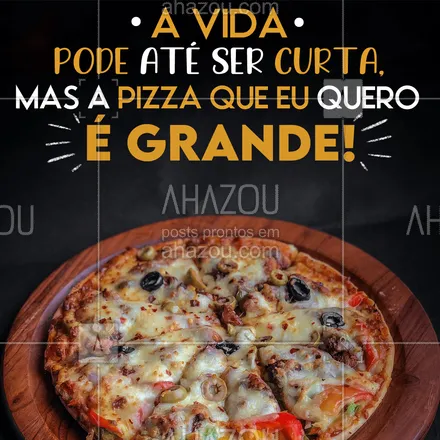 posts, legendas e frases de pizzaria para whatsapp, instagram e facebook: Curtir a vida comendo uma boa pizza não tem preço!🍕💖
#ahazoutaste #pizzaria  #pizza  #pizzalife  #pizzalovers 
