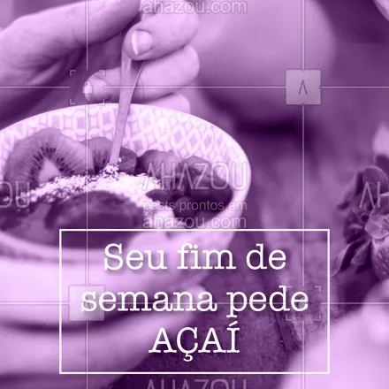 posts, legendas e frases de gelados & açaiteria para whatsapp, instagram e facebook: Peça já o seu! ☎️ XXXXXX #acai #ahazou #loucosporacai