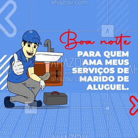 posts, legendas e frases de marido de aluguel para whatsapp, instagram e facebook: Precisa fazer vários consertos e não sabe por onde começar? Chame o marido de aluguel e dê adeus aos serviços pendentes na sua casa.
#manutençao #orçamento #AhazouServiços #faztudo #maridodealuguel #serviços
