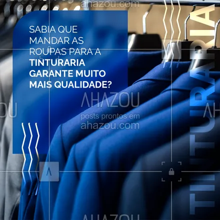 posts, legendas e frases de lavanderia para whatsapp, instagram e facebook: As peças são trabalhadas da mesma maneira que quando novas e, por isso, a cor não tende a desgastar!  #AhazouServiços  #lavanderia #roupalavada #roupalimpa