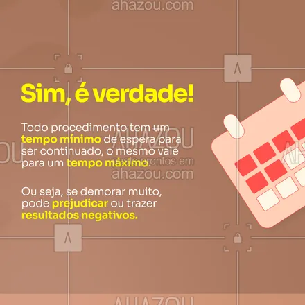 posts, legendas e frases de estética corporal para whatsapp, instagram e facebook: Muitas pessoas reclamam da falta de resultados nos procedimentos, mas nunca seguem uma rotina correta e sempre faltam ou pulam sessões. Isso afeta negativamente os resultados. #dicas #estéticacorporal #estética #AhazouBeauty #corporal #beleza