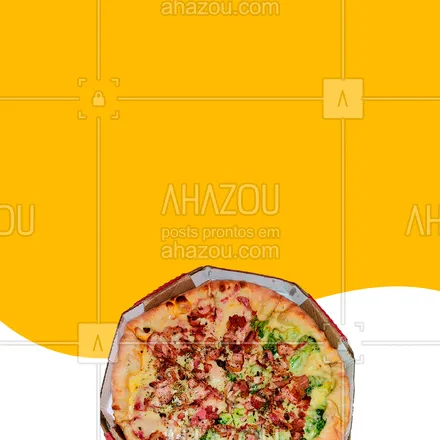 posts, legendas e frases de pizzaria para whatsapp, instagram e facebook: Dia da pizza é aqui! Chame seus amigos e venham comemorar conosco esse dia saboroso. 😋 #ahazoutaste #pizzalife  #pizza  #pizzaria  #pizzalovers 