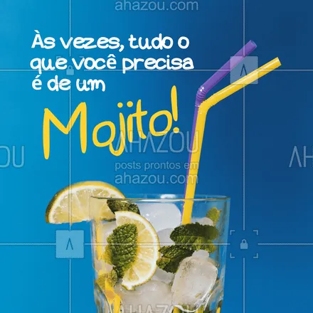 posts, legendas e frases de bares para whatsapp, instagram e facebook: E nós fazemos um delicioso! 🍹
#drink #mojito #ahazoutaste  #cocktails  #bar  #pub 