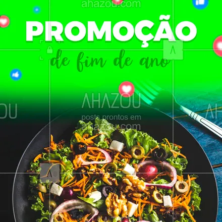 posts, legendas e frases de saudável & vegetariano para whatsapp, instagram e facebook: Aproveite nossas promoções de fim de ano!
#ahazou #promocao #fimdeano