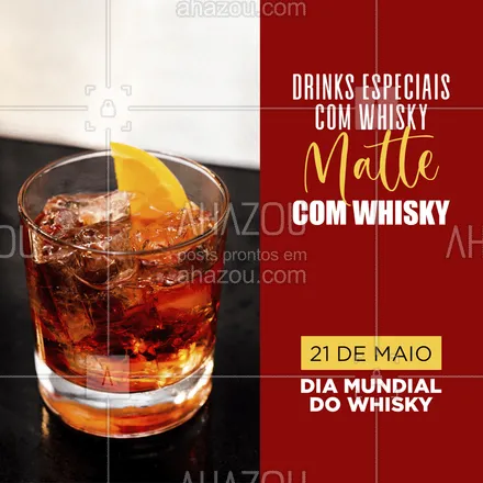 posts, legendas e frases de bares para whatsapp, instagram e facebook: Para fazer esse drink, você vai precisar de: 👇🏻
🥃 1 dose de whisky
🥃 1/2 limão
🥃 2 colhees (chá) de açúcar
🥃 3 pedras de gelo
🥃 200ml de mate

Modo de preparo:
misture todos os ingredientes em um copo e finalize colocando o gelo.

#drinkscomwhisky #whisky #drinks #ahazoutaste #bar  #cocktails  #lounge  #pub 