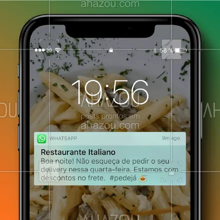posts, legendas e frases de cozinha italiana para whatsapp, instagram e facebook: É delivery que você quer? Então aproveita que hoje estamos com promoção no frete.?
#pedejá #ahazoutaste #delivery #notificacao #comidaitaliana