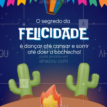 posts, legendas e frases de posts para todos para whatsapp, instagram e facebook: E no mês de junho, a gente tem isso de sobra!
🎶 Se joga no forró da vida!
#felicidadejunina #inspiraçãojunina #vivaoarraiá