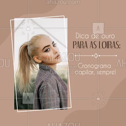 posts, legendas e frases de cabelo para whatsapp, instagram e facebook: O cronograma capilar funciona como um calendário de tratamentos que alterna o uso de produtos para hidratação, nutrição e reconstrução, deixando o seu cabelo mais saudável. Aposte em boas máscaras para a etapa de hidratação, escolha bons óleos para a nutrição e faça a reconstrução com produtos a base de queratina ou com queratina líquida! 😉
#cabeloloiro #AhazouBeauty #cabeleireiro  #cabelo  #cabeloperfeito  #hair  #hairstyle  #hairstylist  #hidratacao   #salaodebeleza 