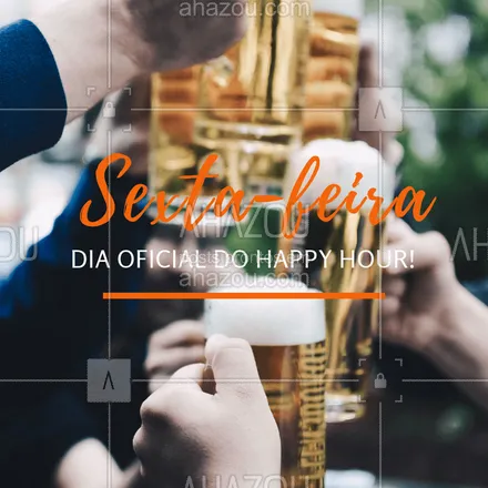 posts, legendas e frases de bares para whatsapp, instagram e facebook: Happy hour? Pode vir aqui! #happyhour #cerveja #ahazou #bar #bares #sextafeira #sexta