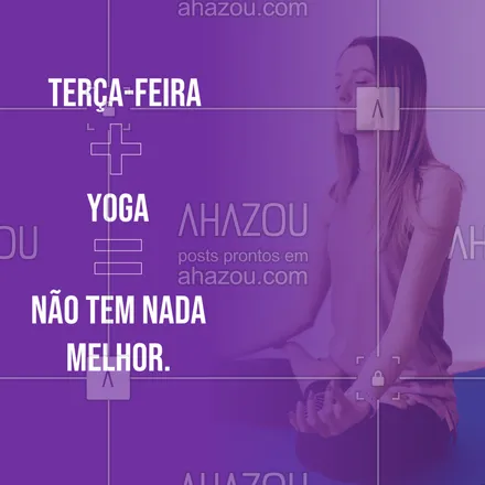 posts, legendas e frases de yoga para whatsapp, instagram e facebook: Hoje tem prática de Yoga aqui e nós esperamos você, hein.
Venha marcar presença, vai ser surreal. 🤸‍♂️🧘‍♀️
#AhazouSaude  #yoga  #yogalife  #yogainspiration  #meditation #praticadiaria