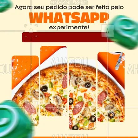 posts, legendas e frases de pizzaria para whatsapp, instagram e facebook: Agora tudo ficou mais fácil e rápido, tente você também! #ahazoutaste #pizza  #pizzalife  #pizzalovers  #pizzaria 