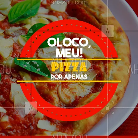 posts, legendas e frases de pizzaria para whatsapp, instagram e facebook: Não vai perder essa promo né? ? Se vira nos trinta e chama os amigos pra uma pizza (ou duas)! #pizzaria #ahazoutaste #pizza