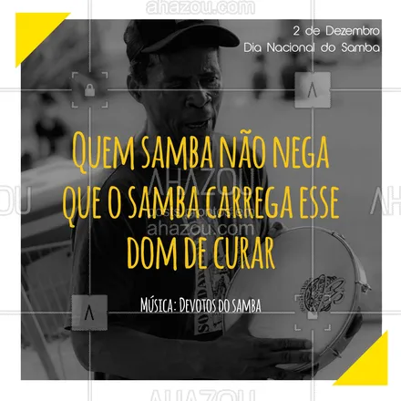 posts, legendas e frases de música & instrumentos para whatsapp, instagram e facebook: Quem mais concorda?❤️

#AhazouEdu #Música #DiadoSamba #Samba #Frases #MúsicaeInstrumento
