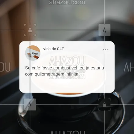 posts, legendas e frases de saúde mental para whatsapp, instagram e facebook: Quem aí sobrevive com café na veia? Às vezes, é o único combustível que a gente precisa para chegar ao fim do dia! ☕😅 #burnout #meme # café #AhazouSaude #saudemental #humor #viverbem 