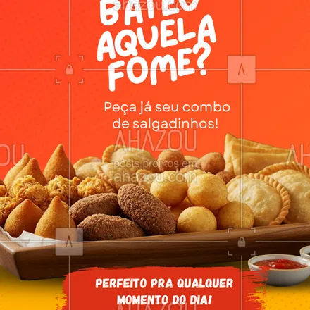 posts, legendas e frases de  para whatsapp, instagram e facebook: Nada melhor do que um combo de salgadinhos quentinhos e crocantes pra alegrar o dia!
Peça o seu agora e aproveite o sabor irresistível que todo mundo ama 💛
#salgadinhos #comboespecial #fomebateu #vemprocombo #deliciasalgada #petiscodeouro #sabordeboteco #amamosalgado