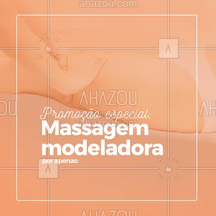 posts, legendas e frases de massoterapia para whatsapp, instagram e facebook: Aqui você modela sua cintura e abdômen por um valor promocional.
Aproveite! É por tempo limitado e temos poucos horários disponíveis.
#AhazouSaude #promocao #desconto  #massoterapia  #massoterapeuta  #massagem  #relax 