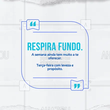 posts, legendas e frases de para whatsapp, instagram e facebook: Não se apresse. Cada passo conta. Uma terça equilibrada abre caminhos para o resto da semana! 🌿
#frasedeterça #pazinterior #semanaleve #respirafundo #focoecalma #motivacaonodia #tercafeirainspiradora